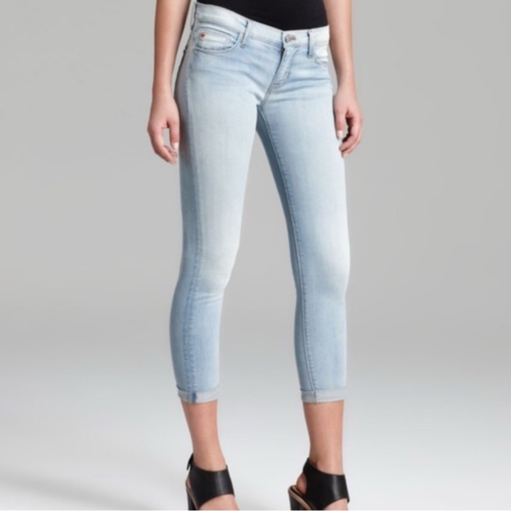 Hudson Jeans The Krista Crop Super Skinny Size 27